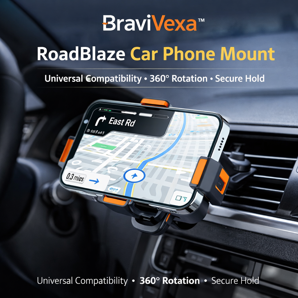 BraviVexa™ RoadBlaze Car Phone Mount