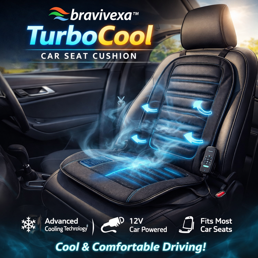 BraviVexa™ TurboCool Car Seat Cushion